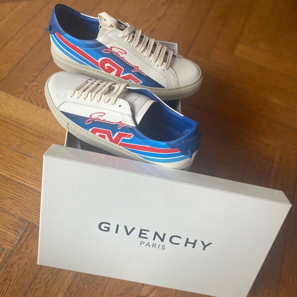 Givenchy Sneakers Brand New Urban Street White, Blue, red